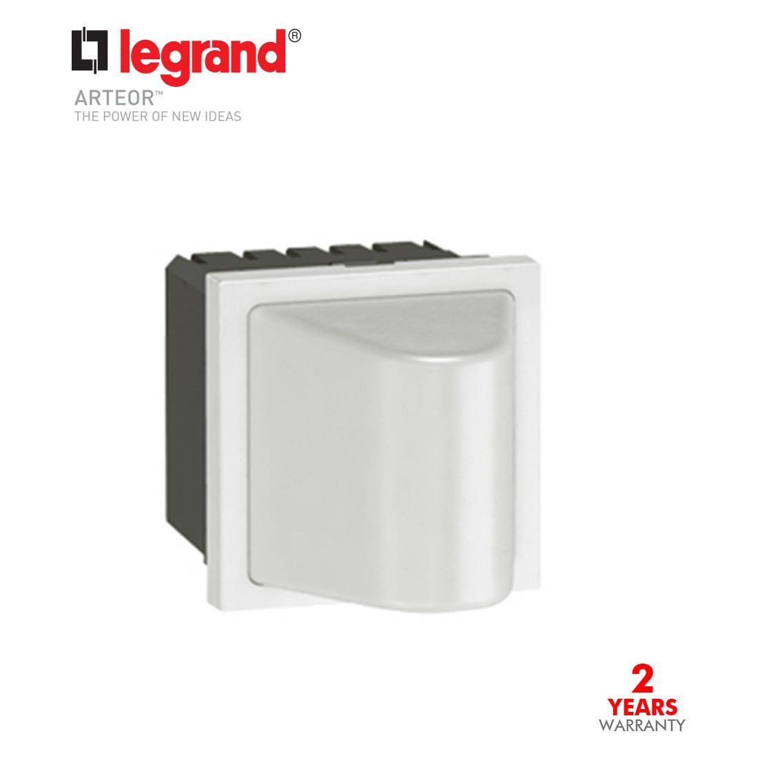 LEGRAND - Over Door Lighting Unit 2Mod, Red