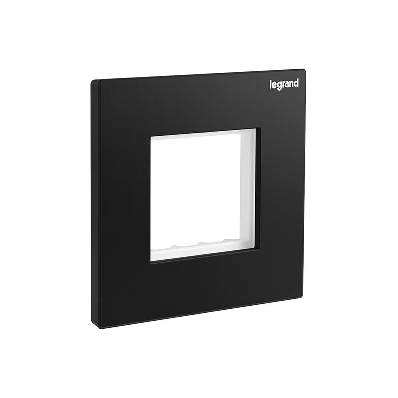 LEGRAND - Arteor Mechanisms Adapter Galion, 1 Gang, 2 Modules, Matt Black