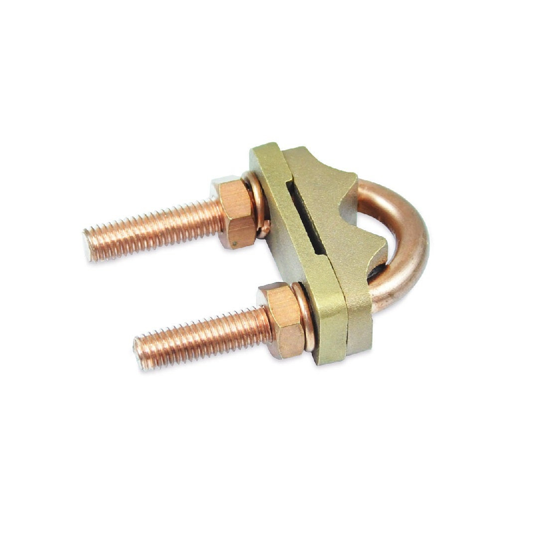 BAHRA EARTHING - U-Bolt Double.Plt Rod To Tape(Type E) 3/4 (20mm), 25x3mm