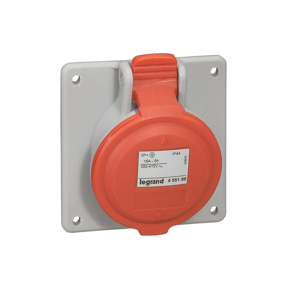 LEGRAND - Socket 16A 3P+E 380/415V Panel.M IP44, P17