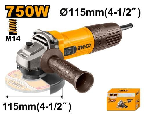 ANGLE GRINDER 750W 4.5"صاروخ قص 750 واط 4.5 بوصة