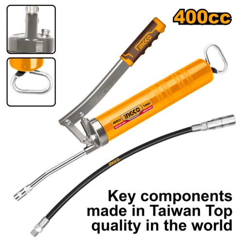 Grease gun 400CC / 140Z -4500psiمسدس تشحيم 400 سي سي / 140 اوقية