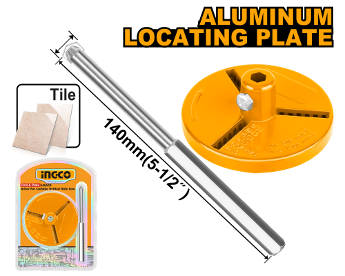 Arbor for carbide gritted hole saw setعمود لمجموعة منشار ثقب الكربيد