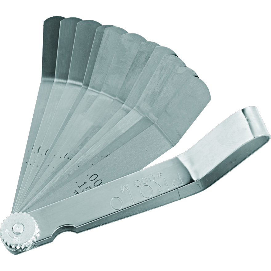 PROTO, 11 Blade Bent Feeler Gauge Set