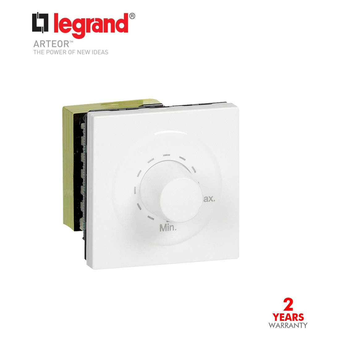 LEGRAND - Attenuator 100V 25W, 2Mod, White Arteor