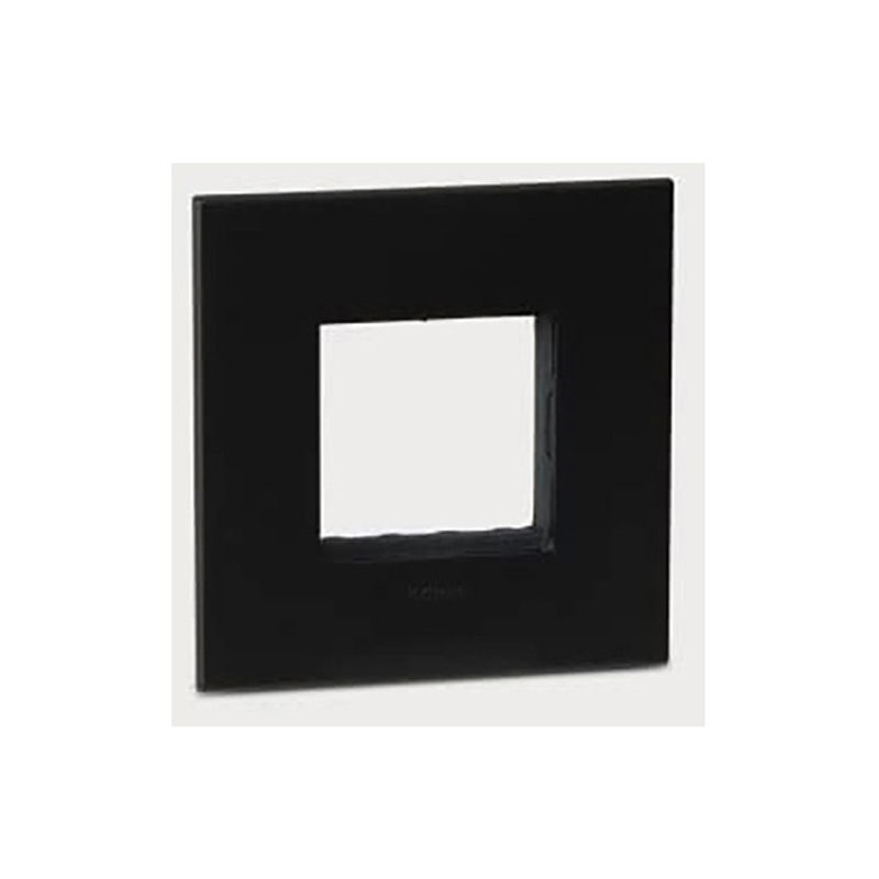 LEGRAND - Cover Plate with Frame Arteor, Indian , 2 Modules, Square, Graphite