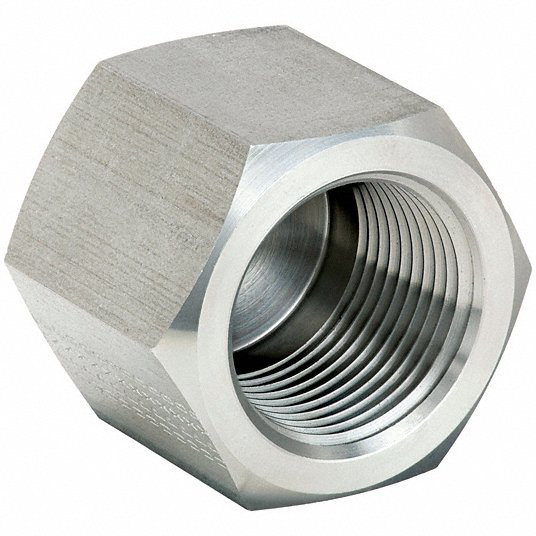 Reducing Adapter: 316 Stainless Steel, 3/4 in x 1/4 in Fitting Pipe Size, Female NPT x Male NPT