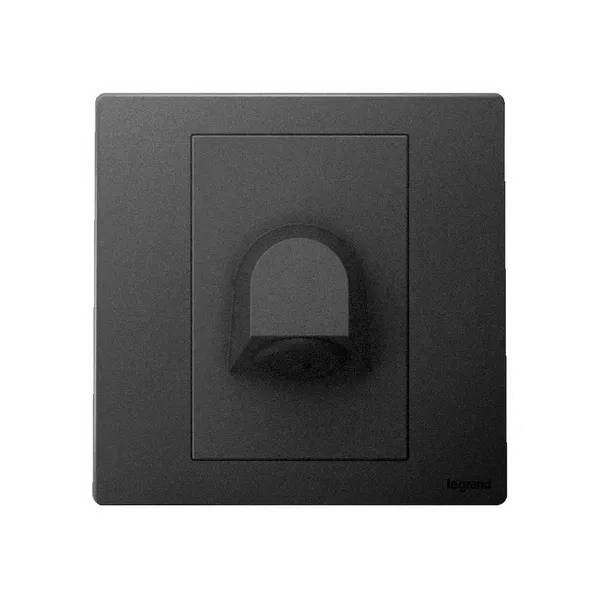 Legrand - 20 Amp Cable Outlet - Black