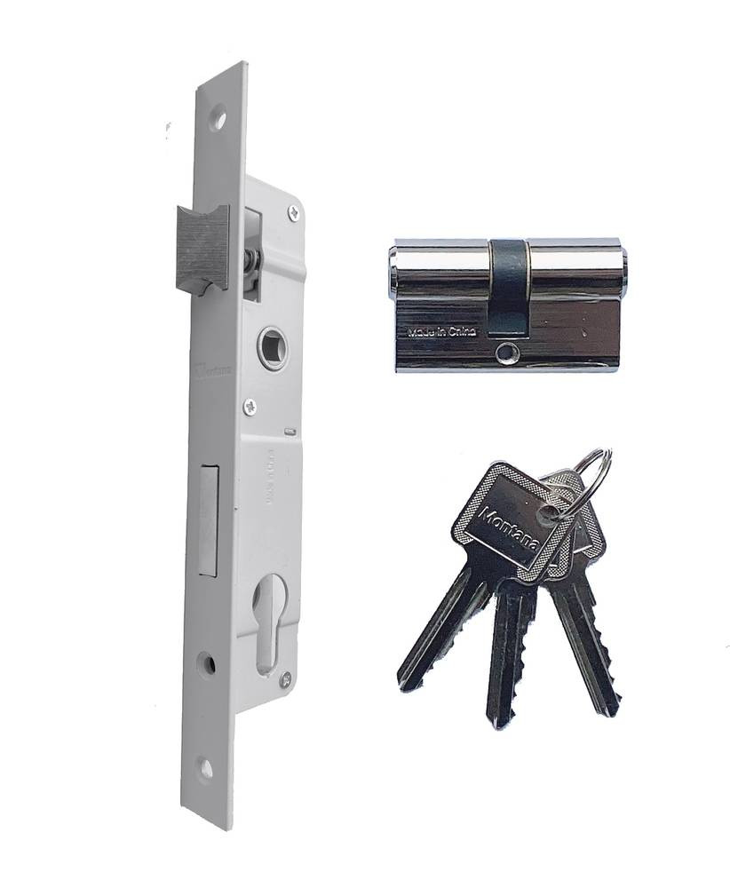 Aluminum Door Lock | KALE - 20 mm CYLINDER 56 mm - 1015 - BEIGE