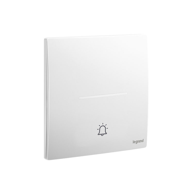 LEGRAND - Push Button Mallia Senses, DND/MUR/BELL, 1 Gang, Matt White