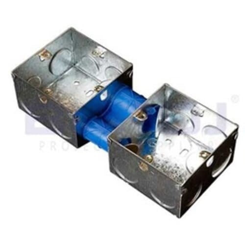 Double iron box with copper nail, size 7*7*4.7 cm, from the roof