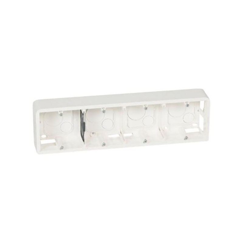 LEGRAND - Box Mosaic, Surface Mounting, 10 or 4x2 Horizontal Modules, Depth 40mm