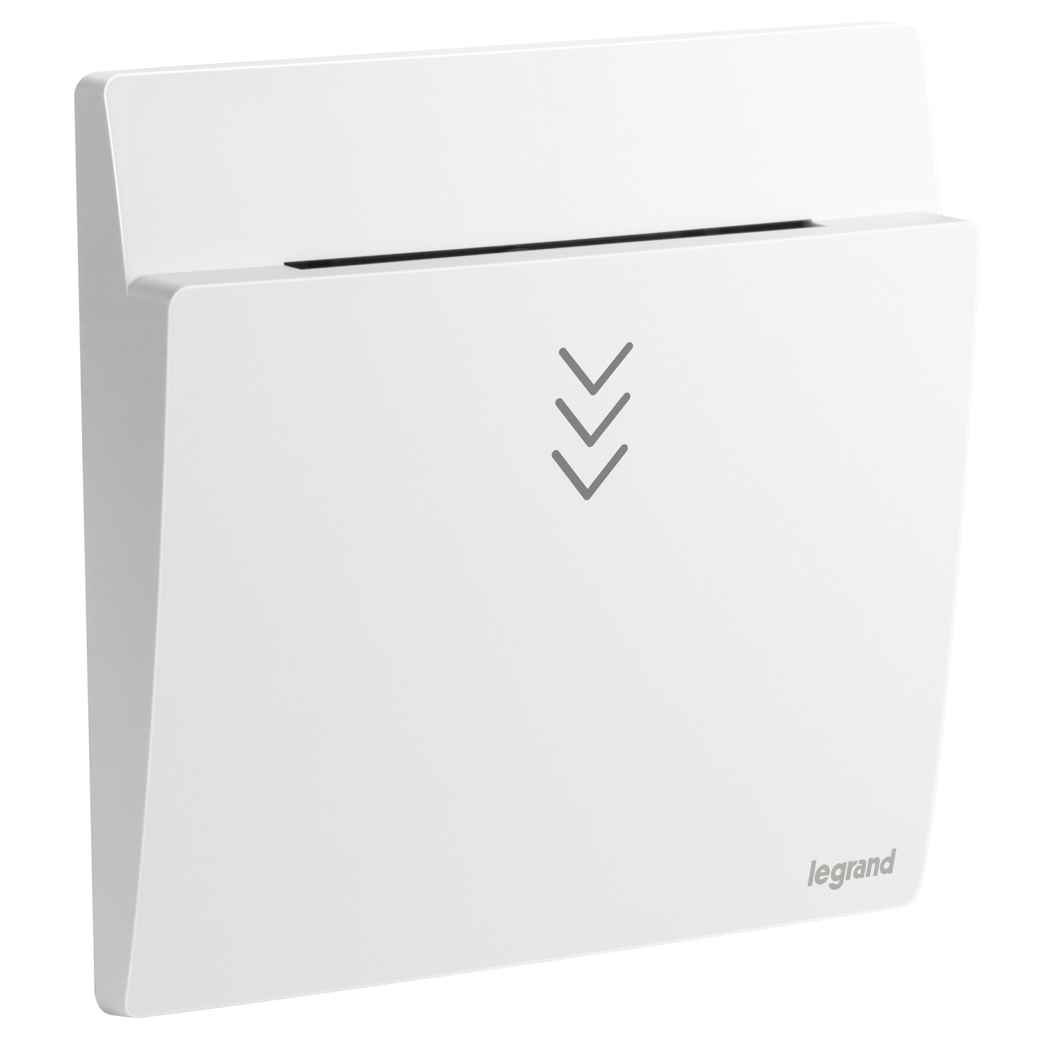 LEGRAND - Key Card Switch RFID Mallia, Time Delay 30s, 230 V~, Matt White