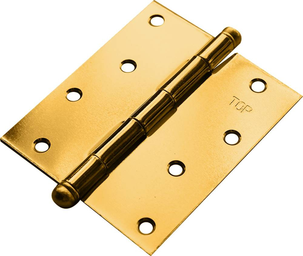 Door Hinges | TOP - 4" X 4" X 1.8 mm - Gold
