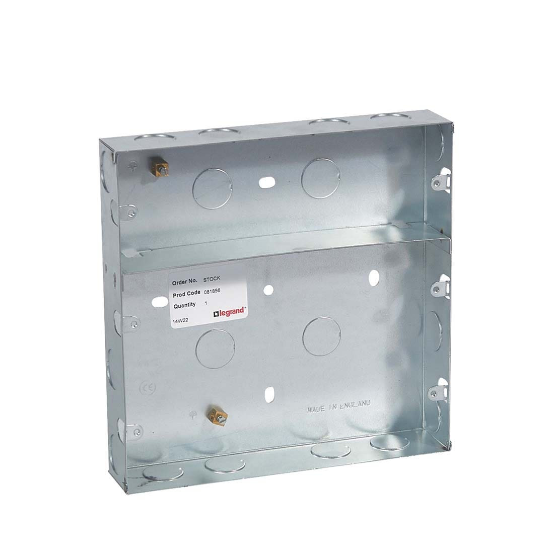 LEGRAND - Flush-Mounting Box, for British Standard Plates and Frames, 3 x 6 Modules