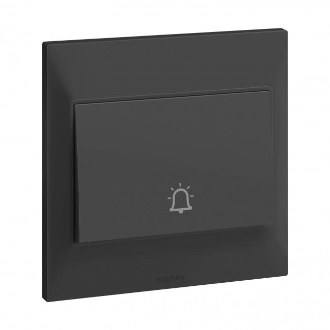 LEGRAND - Bell push-button Belanko S - 6A x 250V~ - anthracite