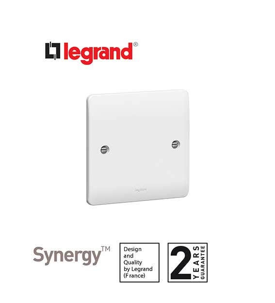 LEGRAND - Blanking Plate Synergy, 1 Gang, 86 x 86 mm, White