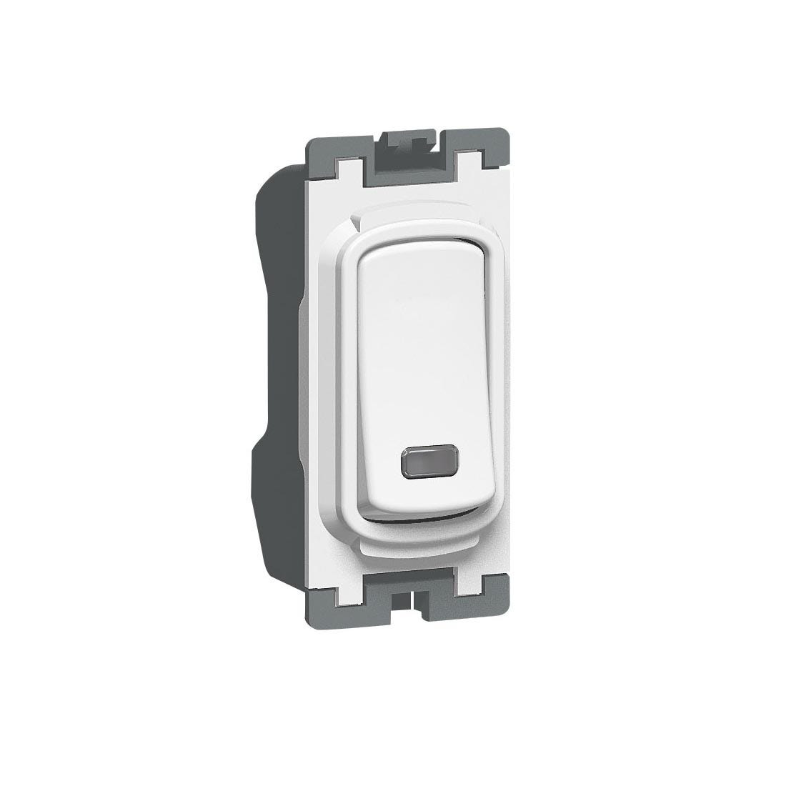 LEGRAND - Switch 10A 250V Sp 1Way w/ Neon, Grid