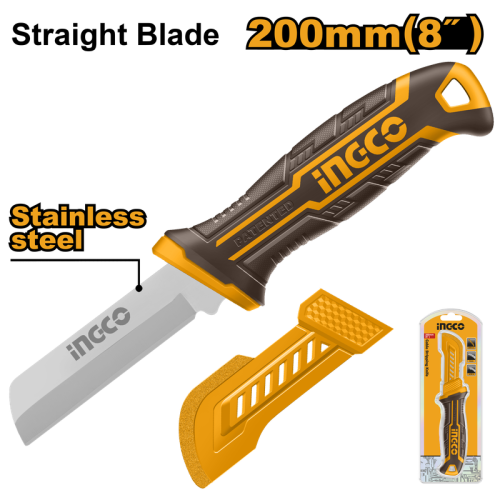 Cable stripping knife 200mm 8"سكين تقشير الكابلات مستقيم 200 ملي 8 بوصة