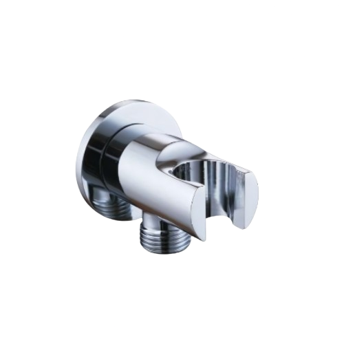 Bronzo Round Shower Elbow with Bidet Base - Chrome - 058011\CR