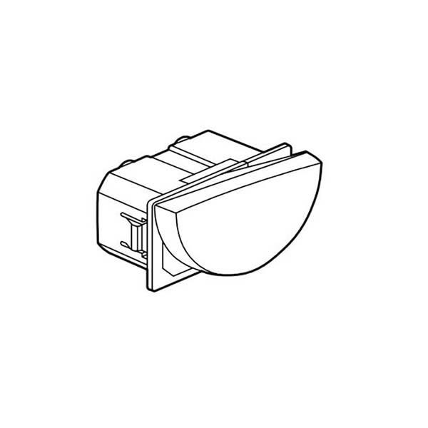 LEGRAND - 2-Way Switch Arteor, 16A, Round, 1 Left Module,White