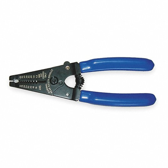 6 1/4 in Solid and Stranded Wire Stripper, 16 to 30 AWG Capacity