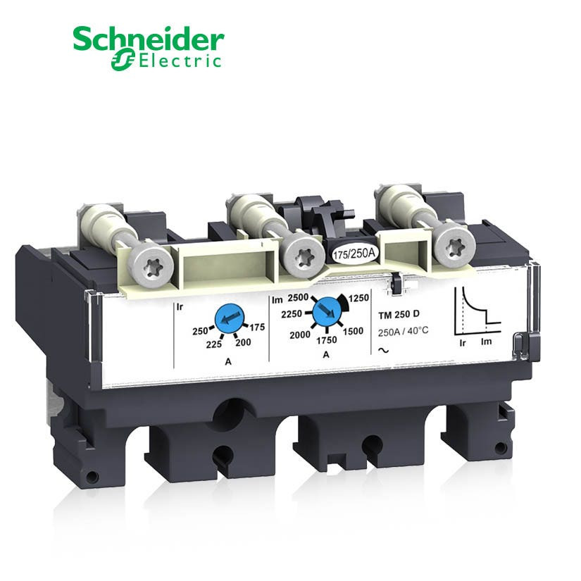 SCHNEIDER - Trip Unit TM250DC forComPact NSX 250 DC, Thermal-magnetic, 250 A, 3P 3d