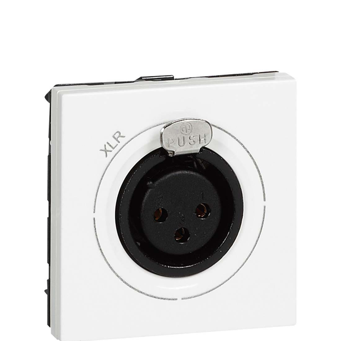LEGRAND - Audio Socket Mosaic, XLR 3-Pin, Female, 2 Modules