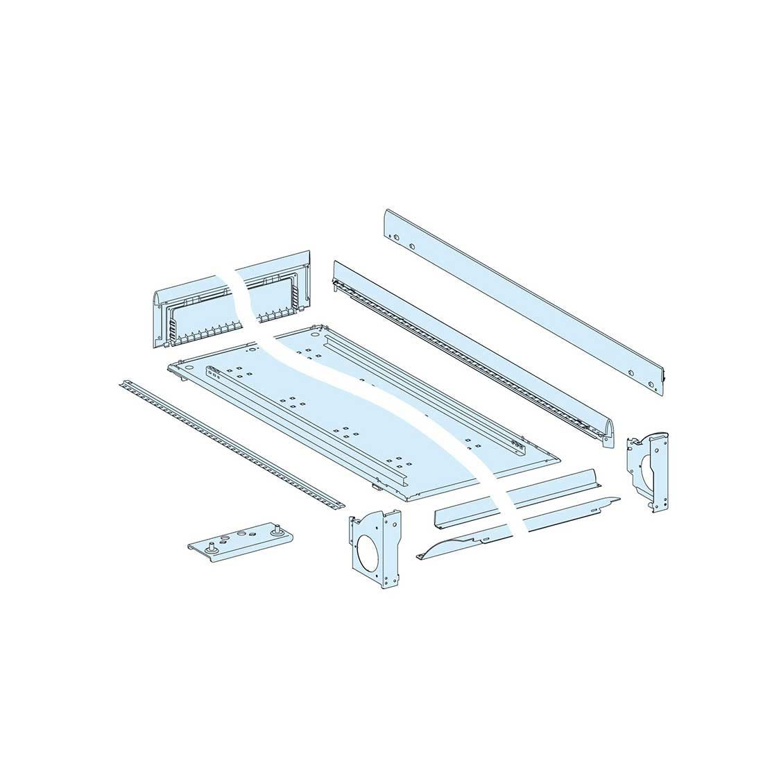 SCHNEIDER - Externalension Floor-Standing Enclosure W600 27M Prisma G IP30