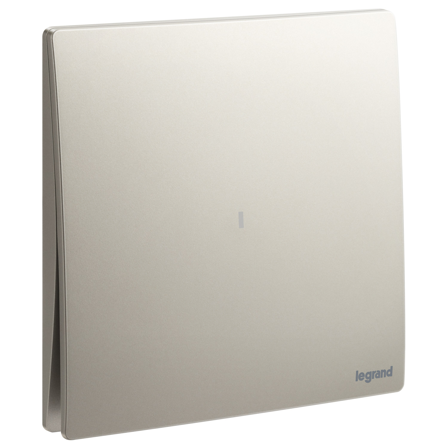 LEGRAND - Double Pole Switch Mallia, 1 Gang, 1 Way with LED Power Indicator, 20 AX, 250 V~, Champagne