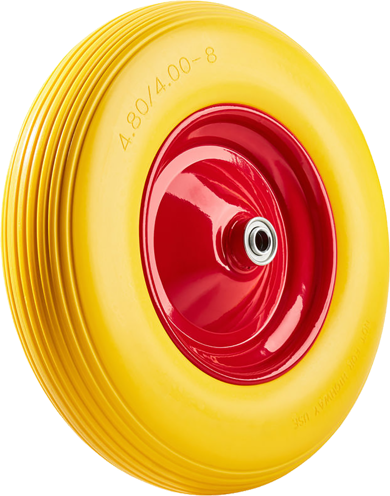 Solid wheel for construction vehicle