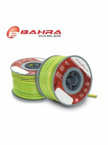Bahra Low Voltage Unarmored Cable - Size 1x25 - Green x Yellow