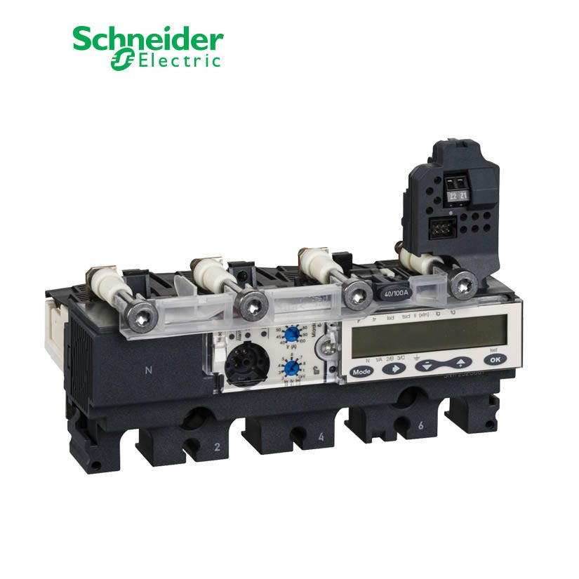 SCHNEIDER - Trip Unit MicroLogic 6.2A for ComPact NSX 100/160/250 Circuit Breakers, Electronic, 100A, 4P