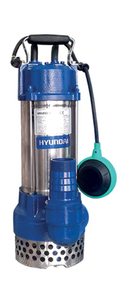 Hyundai Stainless Steel Drainage and Drying Pump - (1 HP * 2") Max Height 15m - Max Water Flow 333 L/min HWP009