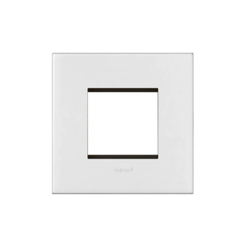 LEGRAND - Cover Plate with Frame Arteor, Indian , 2 Modules, Square, White