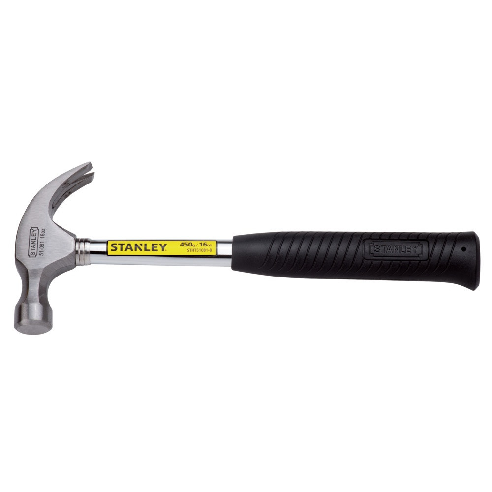 STANLEY, Jacketed Steel Handle Hammers , 450 Grs