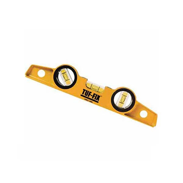 TUF-FIX - Aluminium Torpedo Level, 23cm, 3 Vial