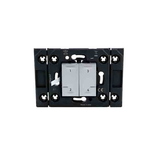 LEGRAND - Wireless 4 Additional Scenes Control Switch Arteor, Soft Aluminium