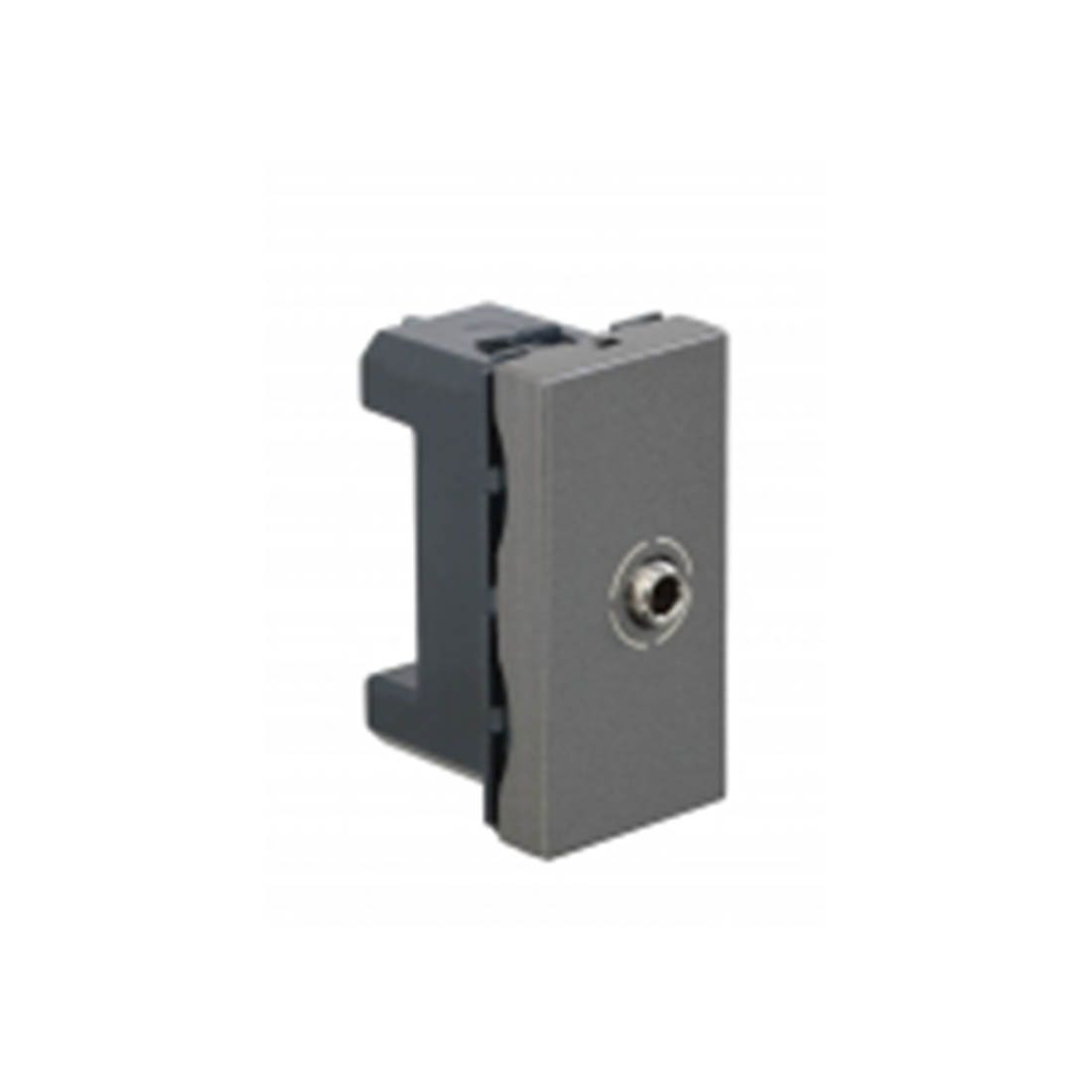 LEGRAND - Audio Video Socket Female 3.5mm Jack, 1Mod, Magnesium Arteor