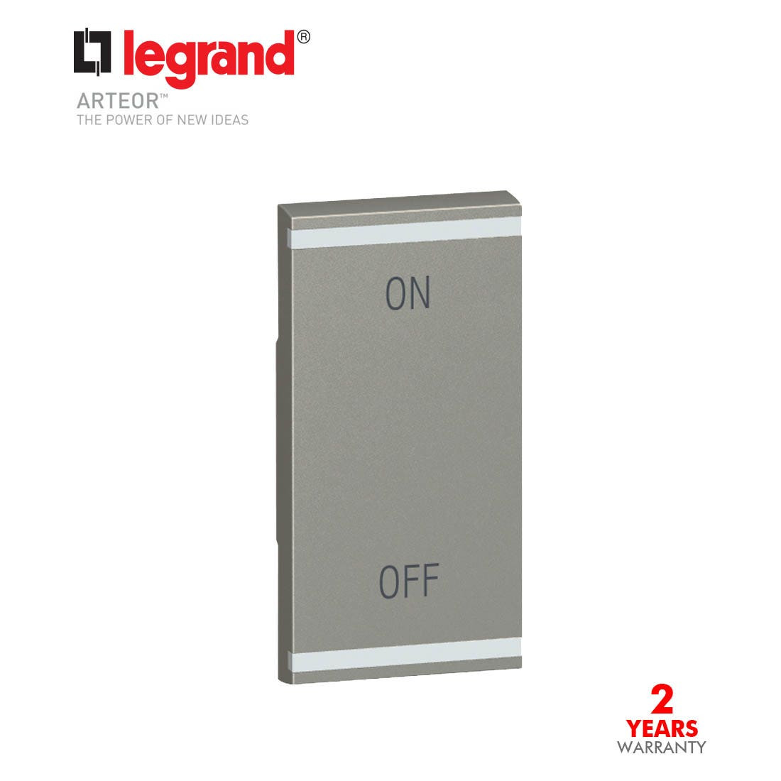 LEGRAND - Sqr Key Cover Bus/Scs 1Mod, On/Off, Magnes