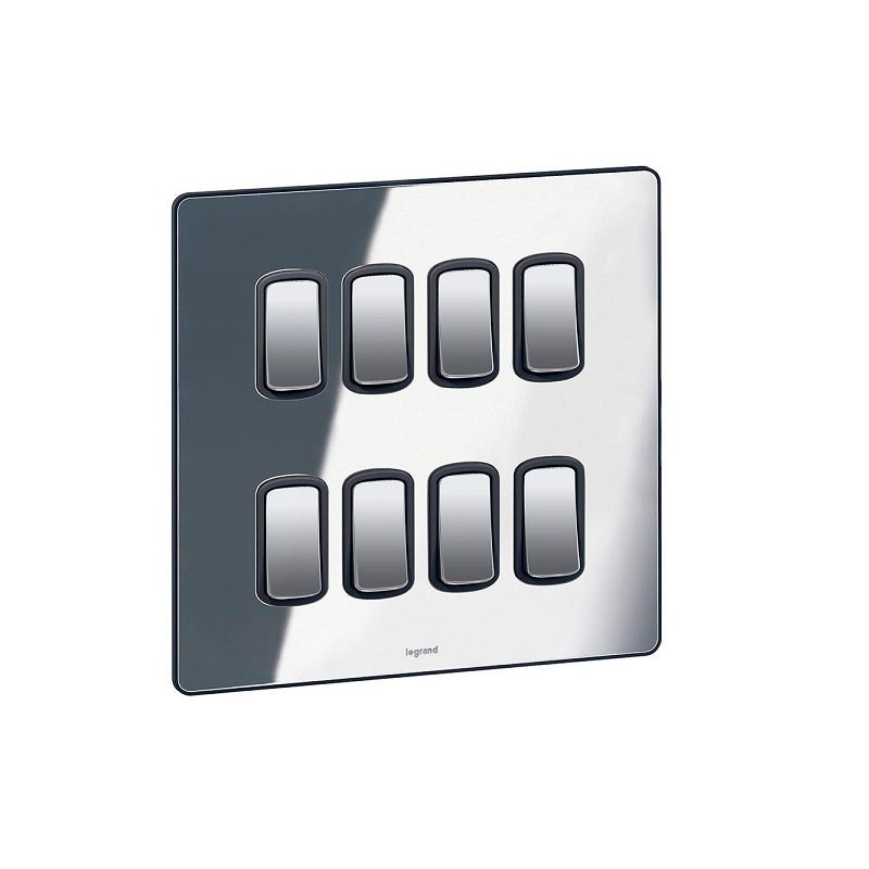 LEGRAND - Front Plate Synergy, for 8 Grid Modules -2x2 Gang