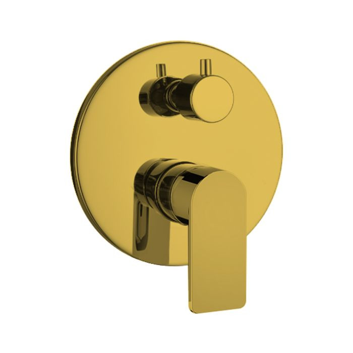 Concealed Shower mixer Gold - Saudi Ceramics